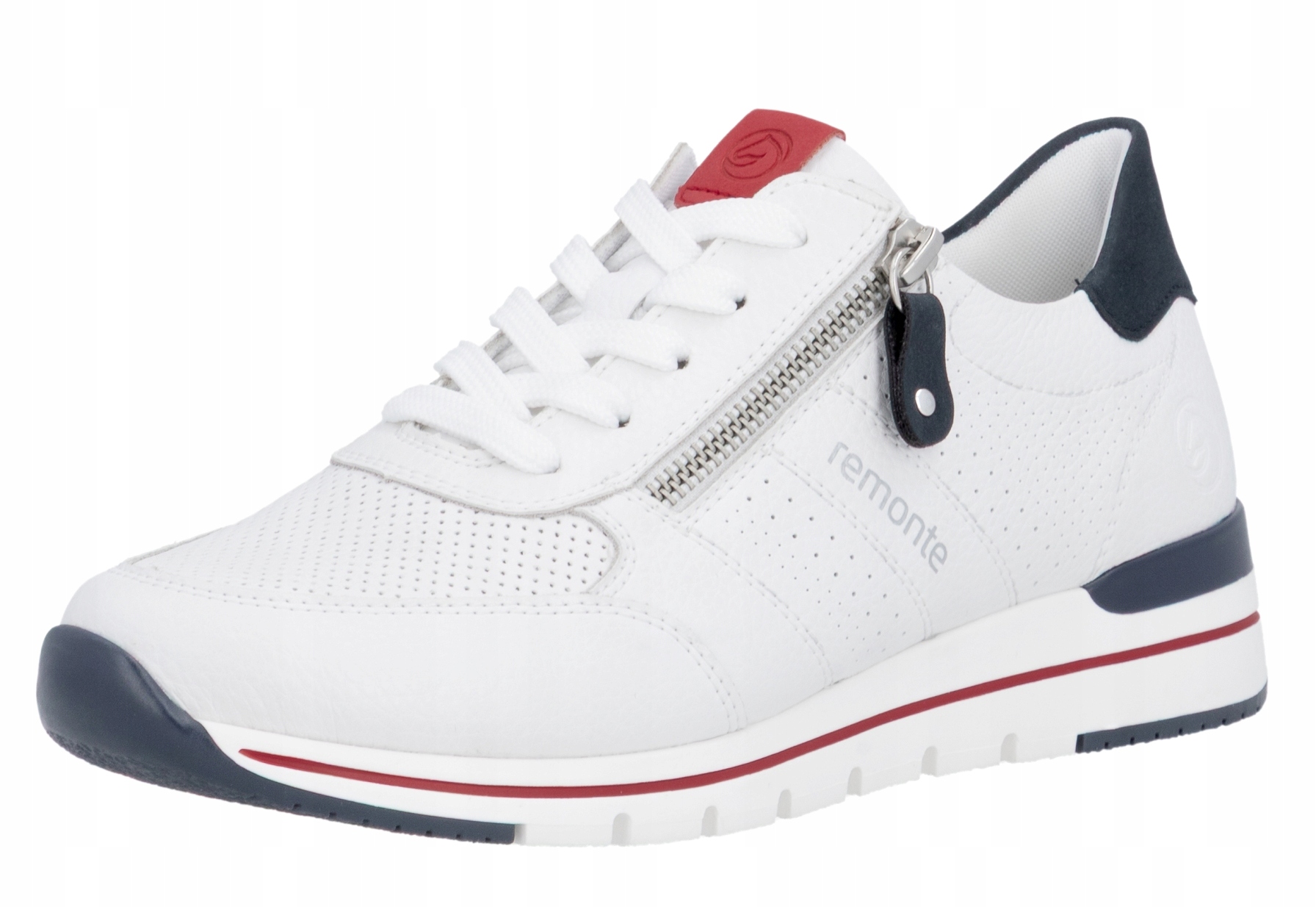 Remonte R6705-82 vel.36 bílé kožené polobotky sportovní tenisky Soft Rieker