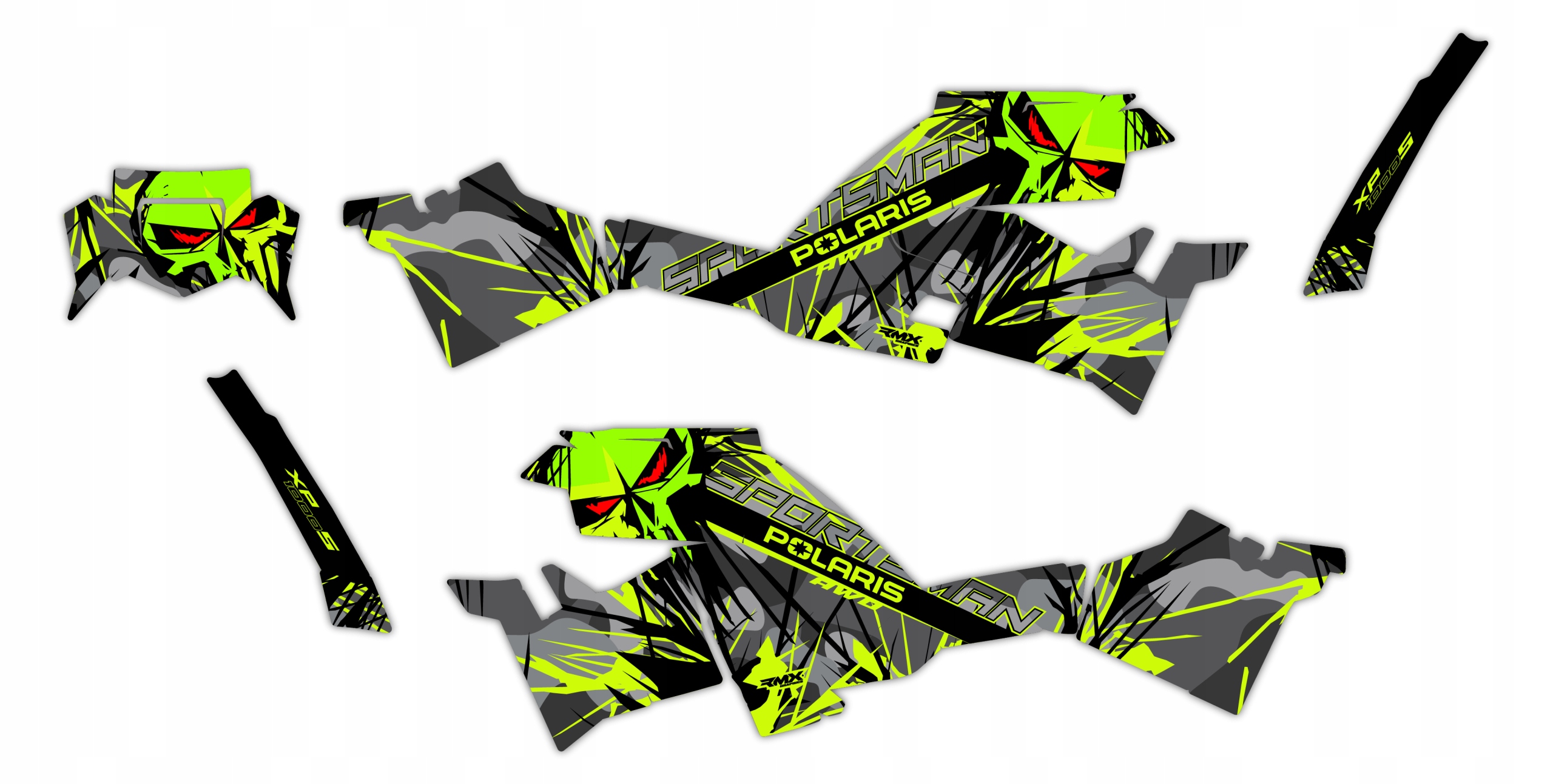 Dýha Nálepky štvorkolka Polaris Sportsman Xp 1000 S 2024 2025