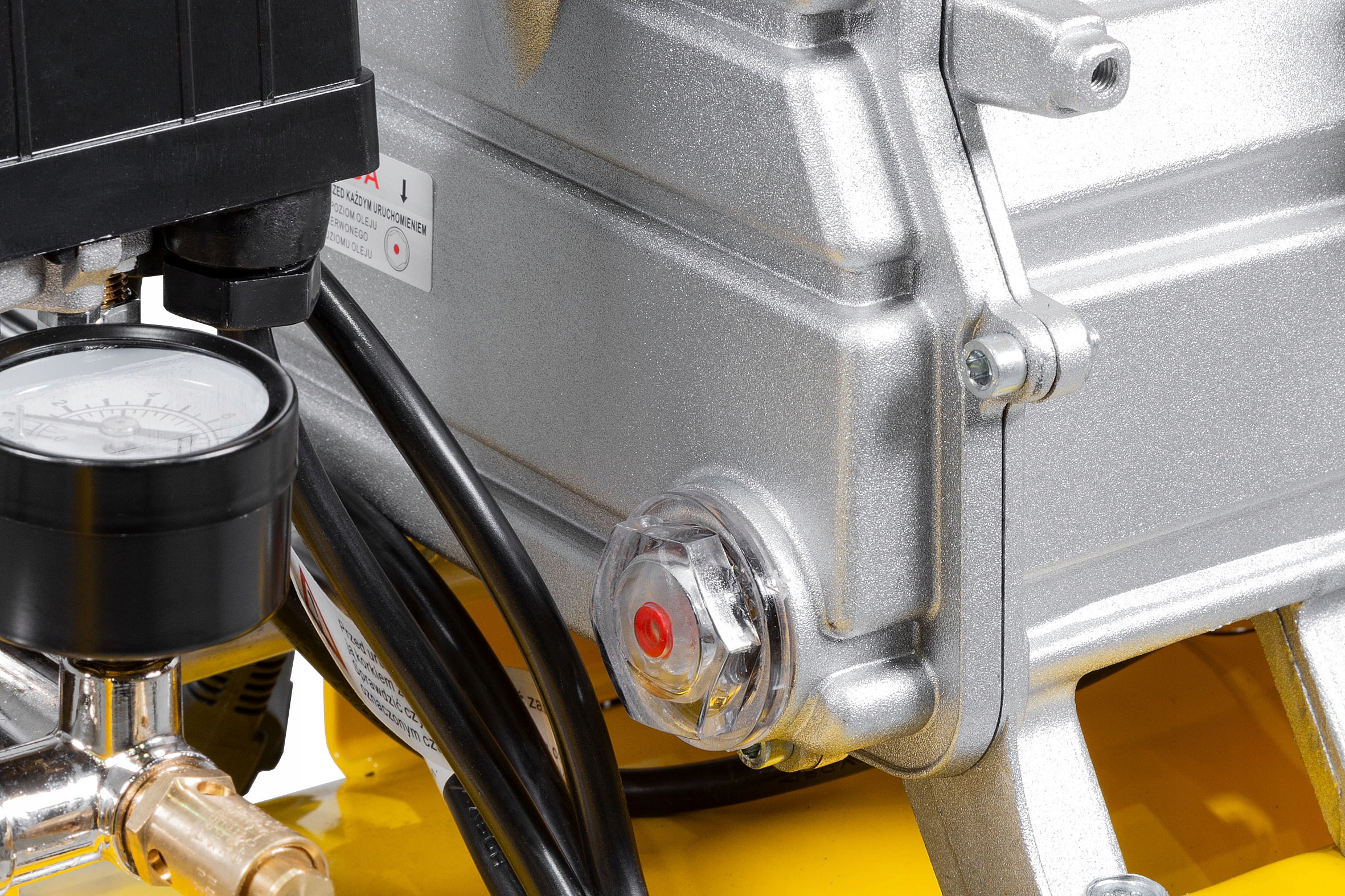 KOMPRESOR OLEJOWY SPRĘŻARKA POWIETRZA POMPA TŁOKOWA 50L MOCNY WYDAJNY OLEJ Moc silnika 3.75 KM