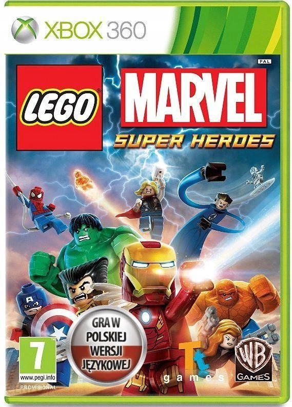 LEGO MARVEL SUPER HEROES XBOX 360 PL NOVÝ
