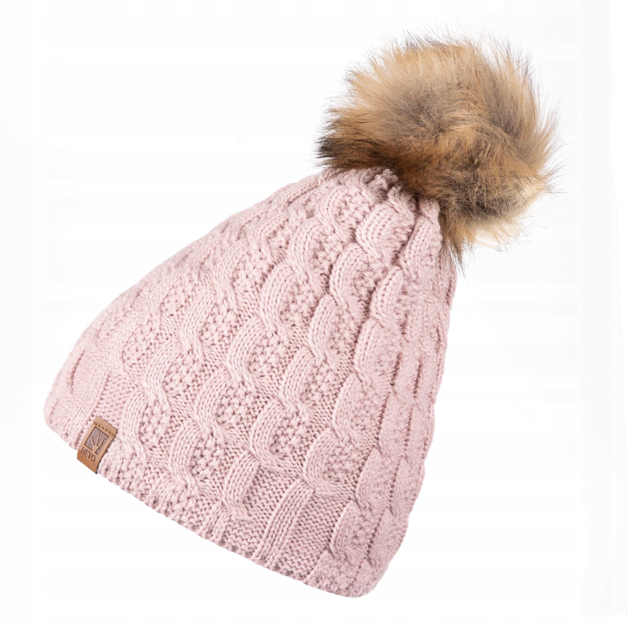 CZAPKA DAMSKA ZIMOWA Z POMPONEM KOMIN RĘKAWICZKI Kod producenta HZ0009