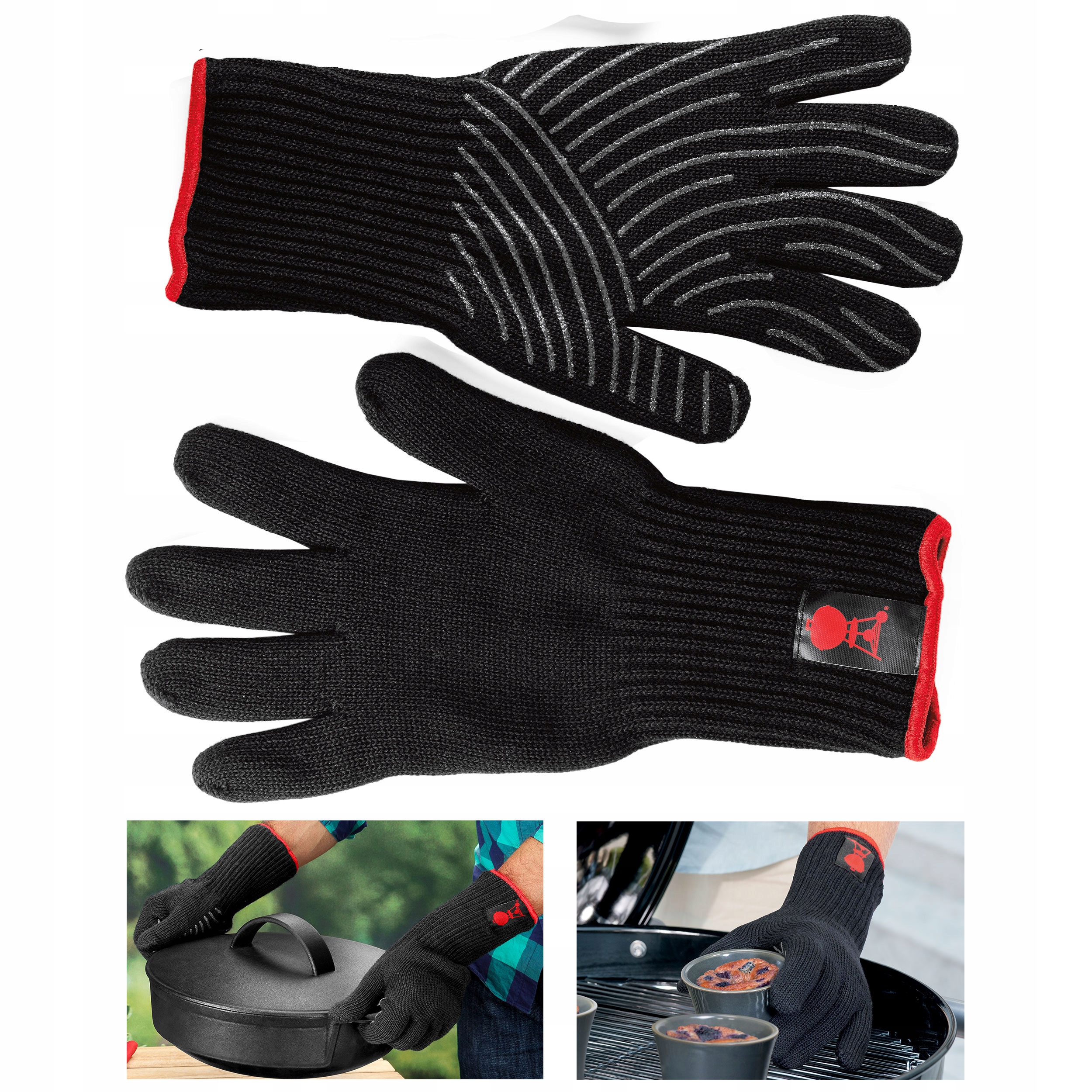 

Zestaw rękawic Weber do grilla Premium S/m Kevlar