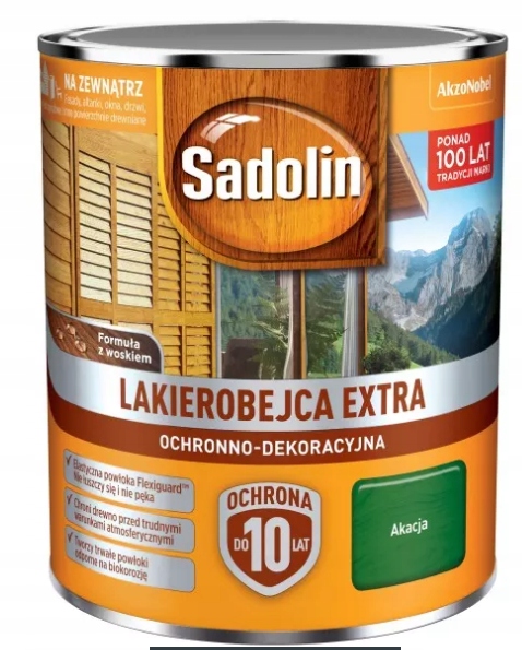 SADOLIN LAKIEROBEJCA EXTRA AKACJA 0.75L
