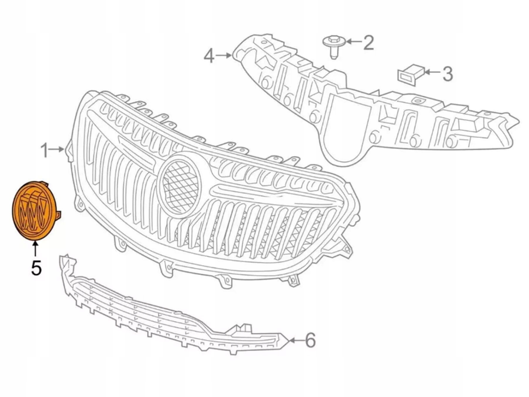 EMBLEMAT PRZÓD BUICK ENCORE 17-22 Marka GM