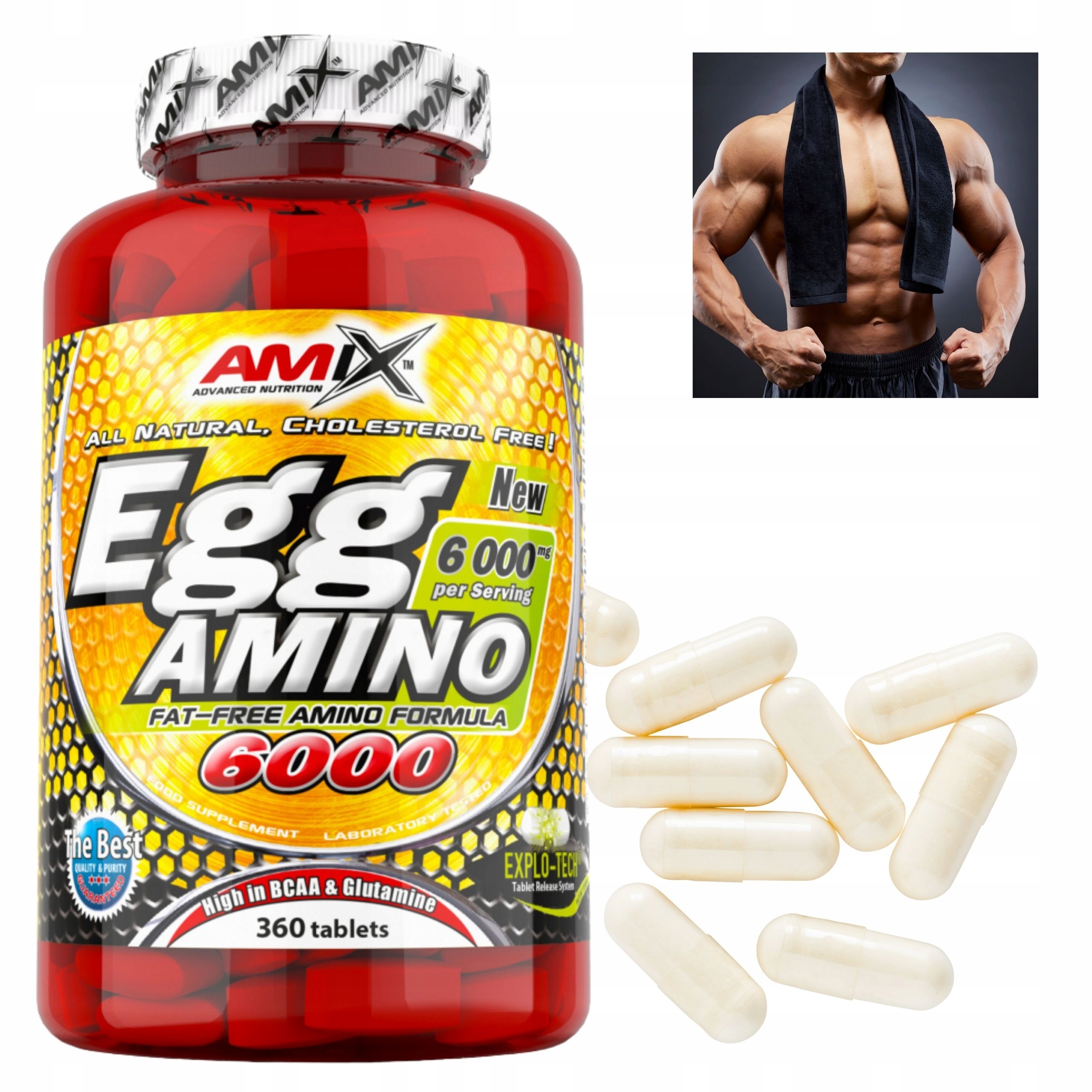 Aminokyseliny Bcaa Glutamin Eaa Leucin Kapsle Glycin L-Arginin Tryptofan