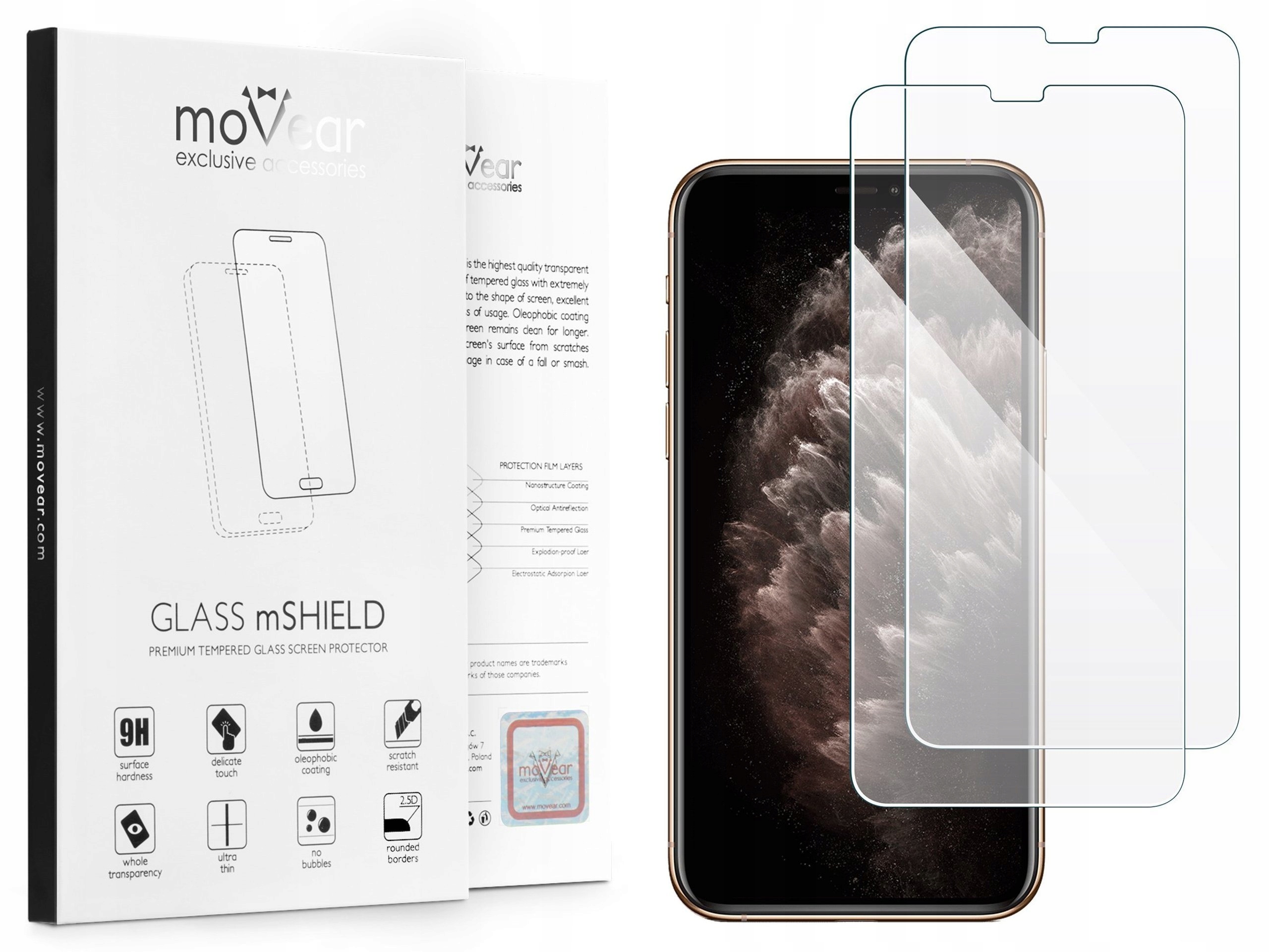 

moVear Szkło hartowane na Apple iPhone 12 Pro Max