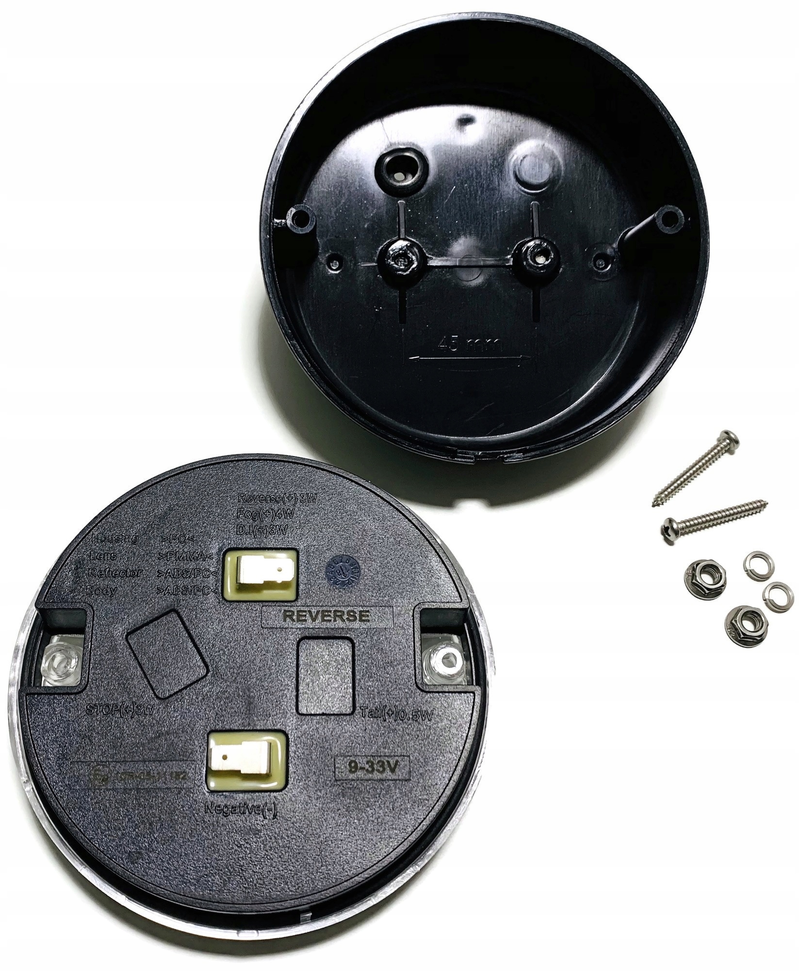 LAMPA LED TYLNA ŚWIATŁO WSTECZNE COFANIA 12V 24V Waga produktu z opakowaniem jednostkowym 0.45 kg