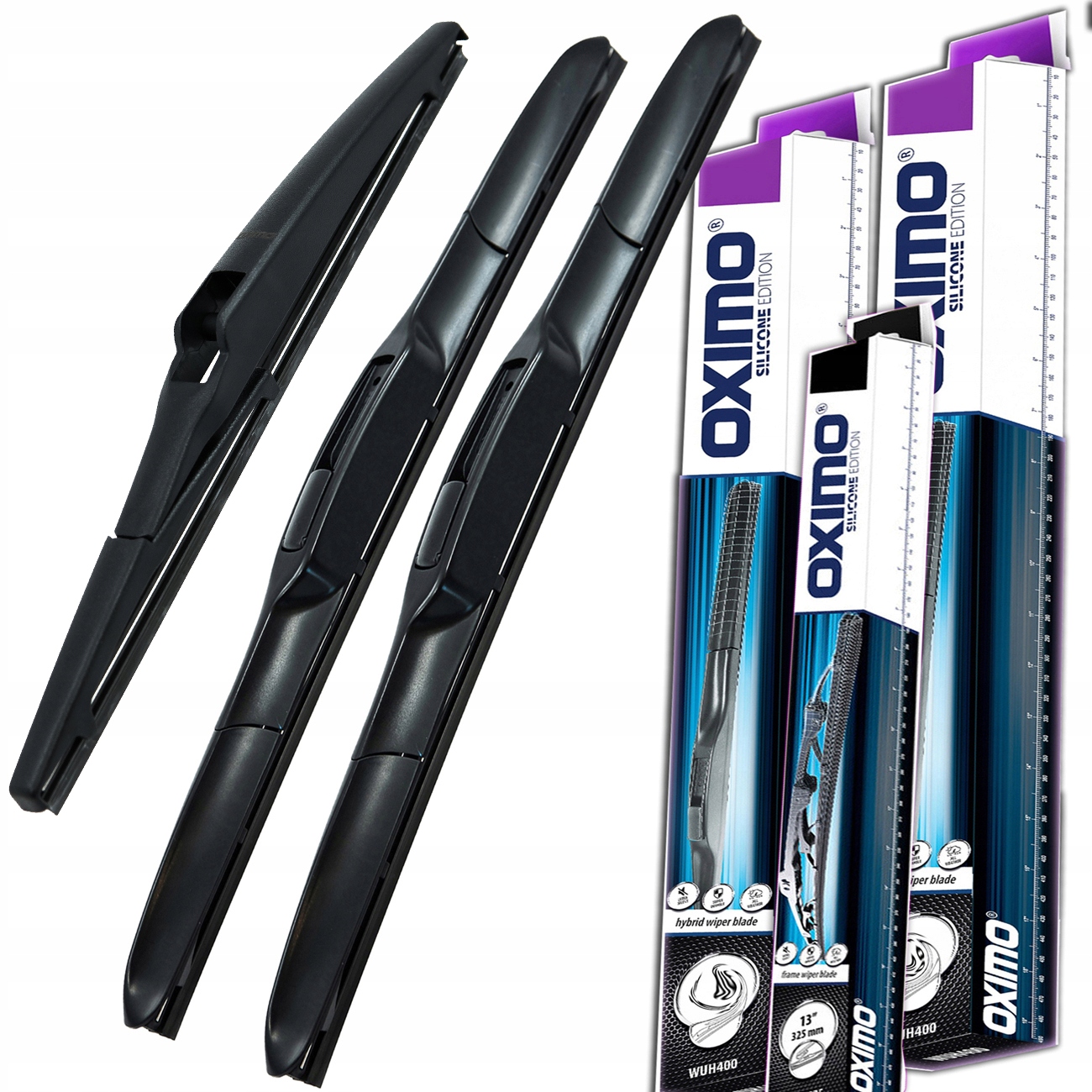 Wycieraczki Hybrydowe+tył Kia Sportage 4 IV 2015-