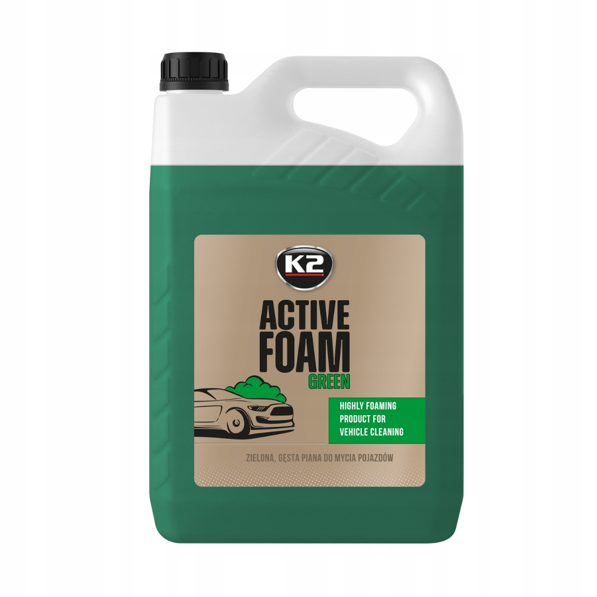 Active Foam Green 5kg K2 zielona piana aktywna do detailingu i myjni Gęsta