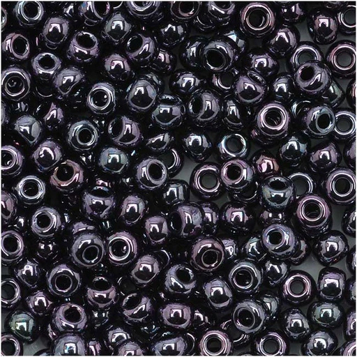 Toho Round Metallic Amethyst Gunmetal 8/0-90