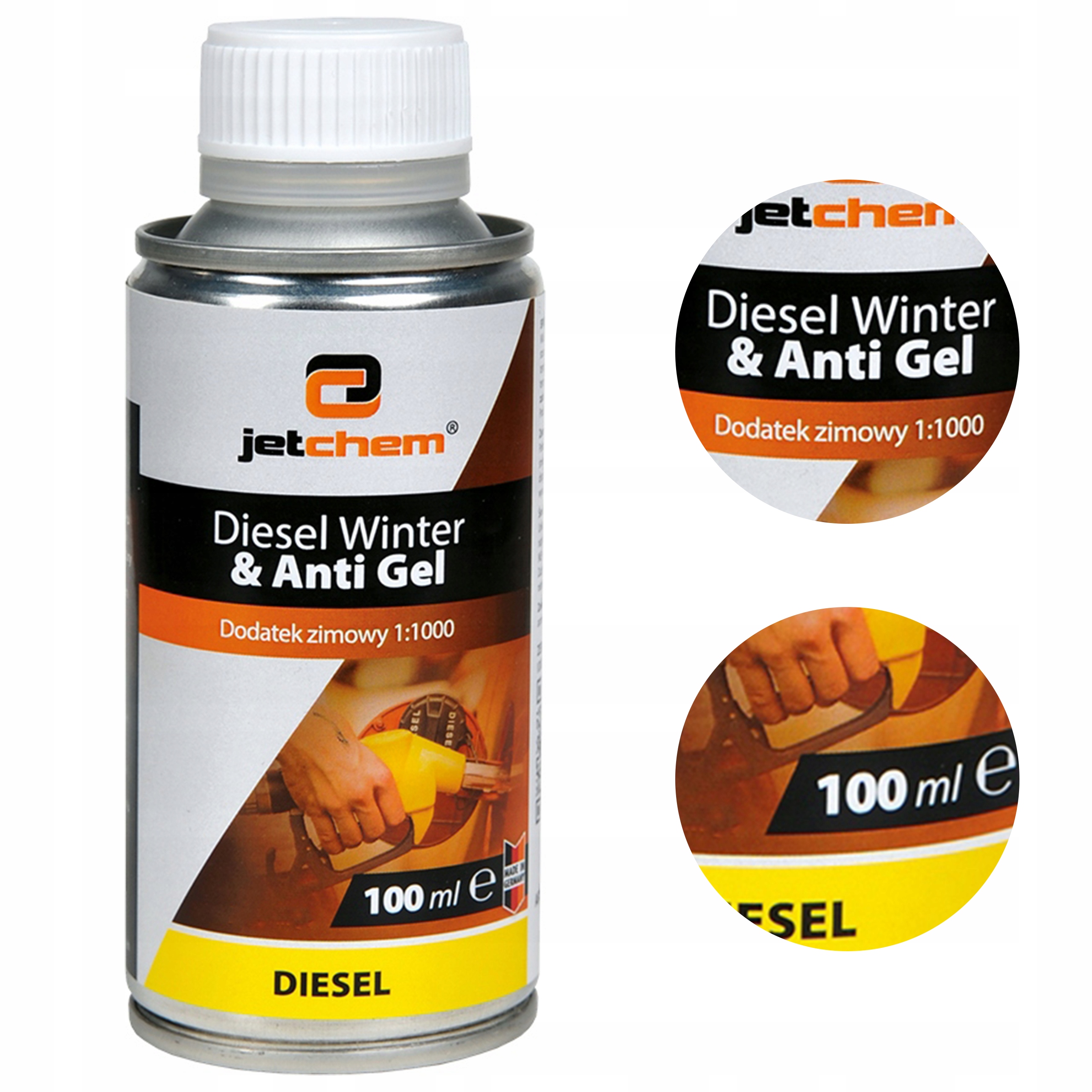 Jetchem Diesel Winter Anti Gel na 100 l. paliwa