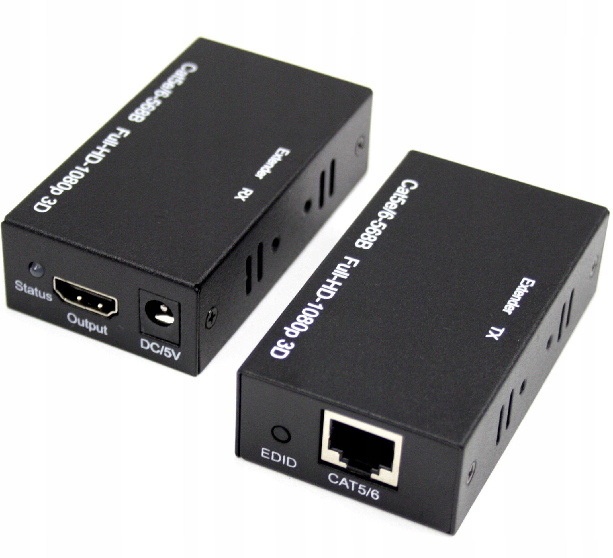KONWERTER HDMI PO SKRĘTCE LAN EXTENDER 60M 3D RJ45 PRZEDŁUŻACZ RX LOOPOUT Certyfikaty zgodności CE