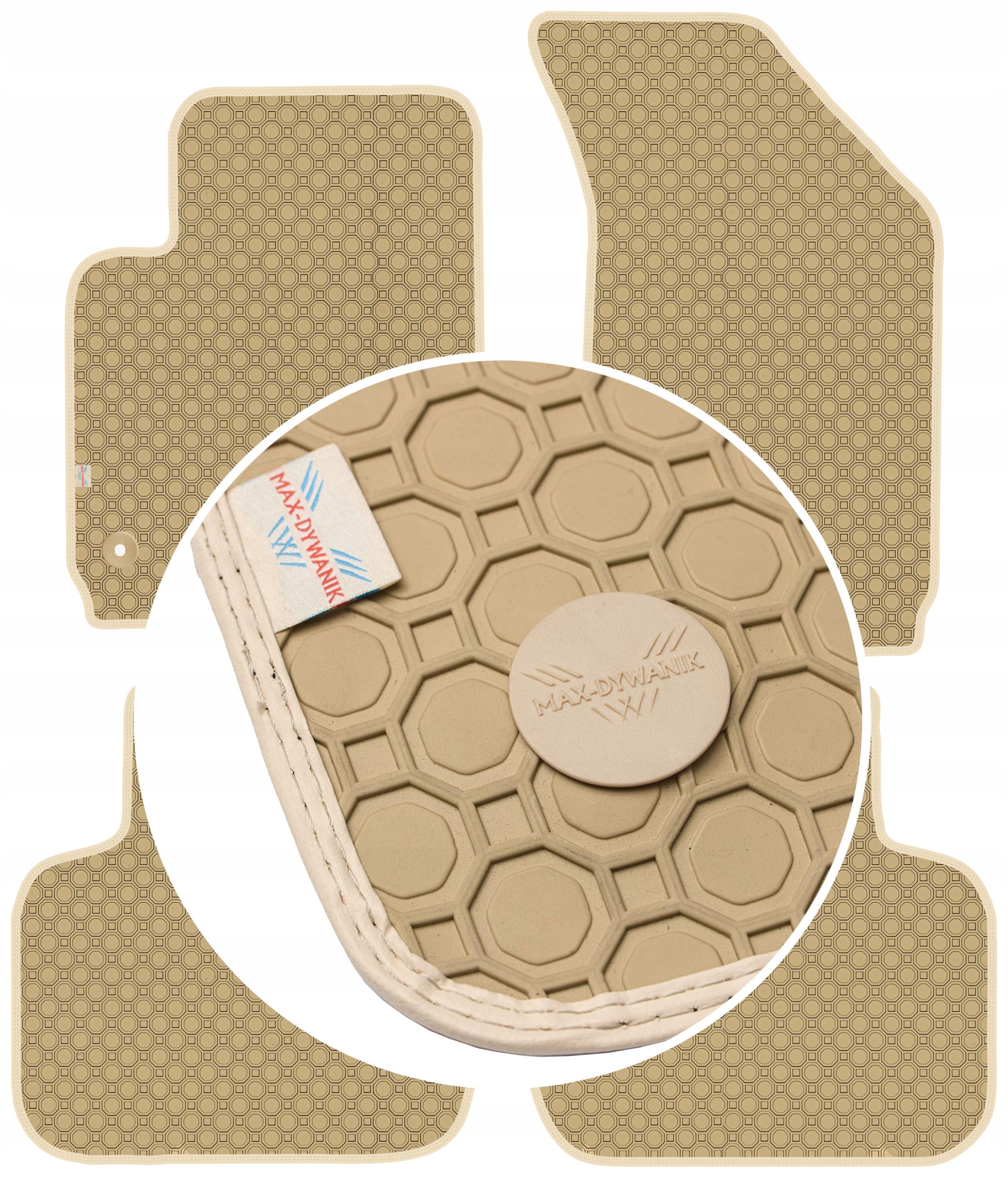 Fiat Freemont 2011-2016 Koberce Béžové