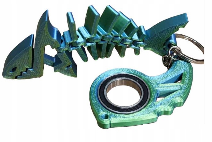 Brelok do Kluczy KEYRAMBIT KEYSPINNER+ REKINEK FROZEN HIT TIKTOK Rodzaj Fidget Spinner