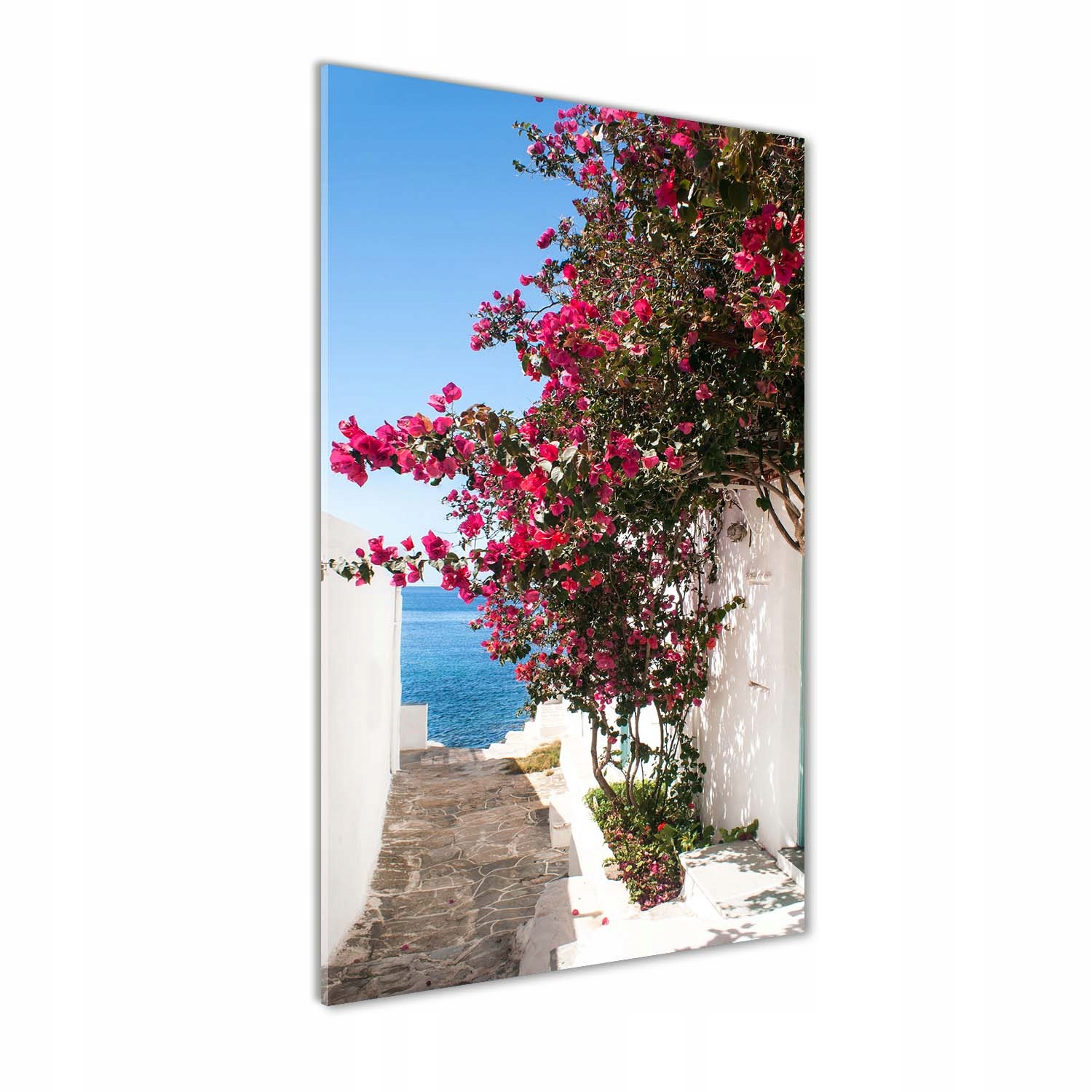 

Foto obraz szkło akrylowe Greckie uliczki 60x120cm