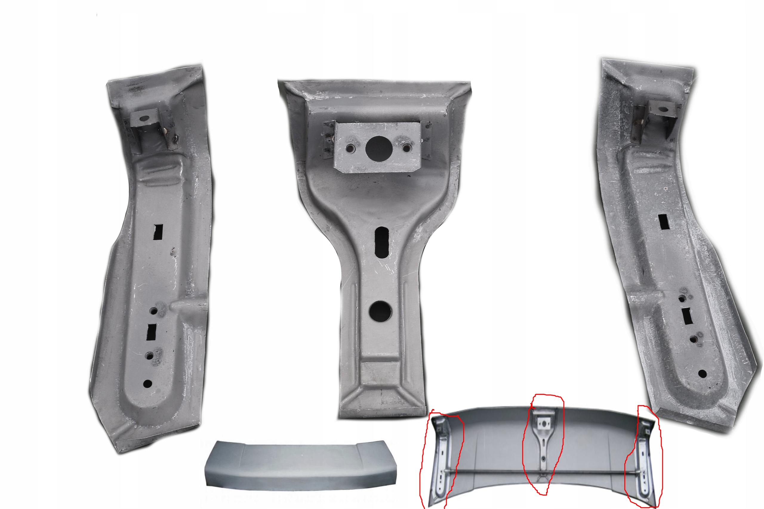 Silná Krytka. Maska Mercedes Kachna 207-410 78-95