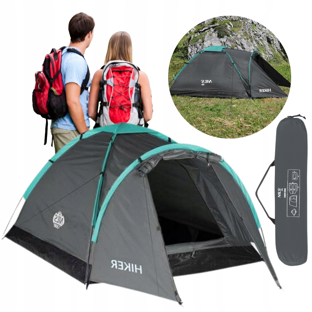 Stan kempingový stan pro 2 osoby Nils Voděodolný