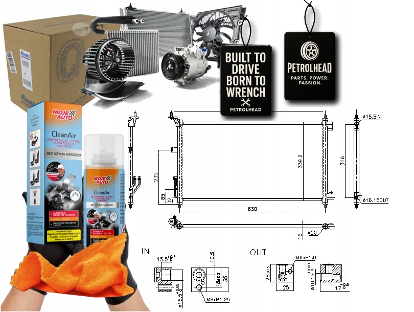 конденсатор кондиционера ниссенс 941074 # pro+ Kit9