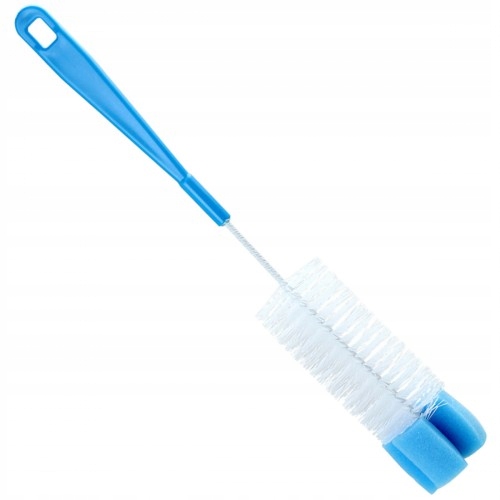 SZCZOTKA DO MYCIA SZKLANEK BUTELEK SŁOIKÓW KUCHNI Z GĄBKĄ DŁUGA Kod producenta 5905965212343