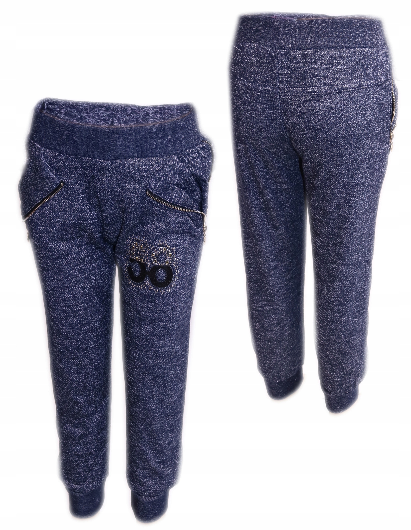 

Cienkie dziewczęce spodnie dresowe 146-152