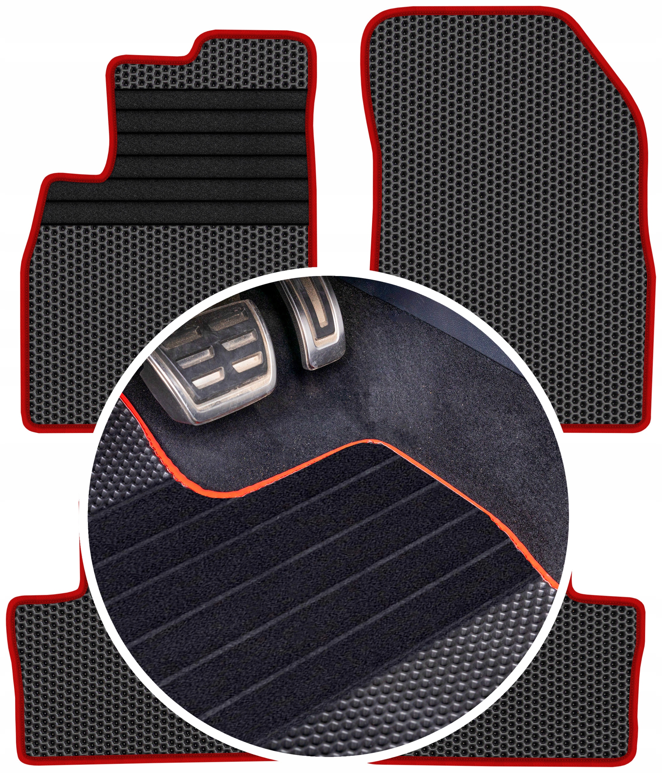 Nissan Micra IV K13 2010-2016 Gumové rohože Eva Eternity Plastry Medu
