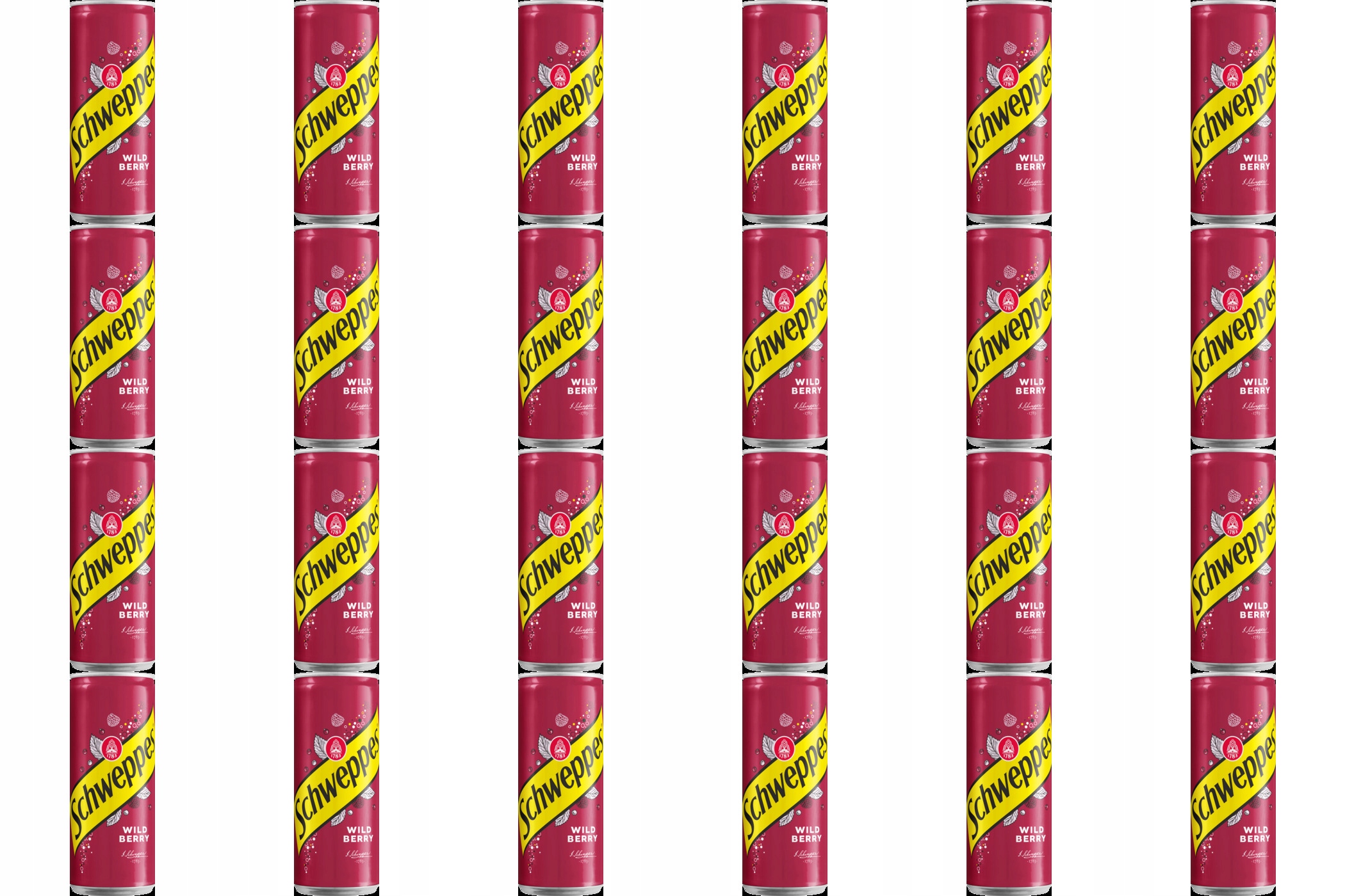 24x 330ml Schweppes Wild Berry Owoce Leśne Zgrzewka