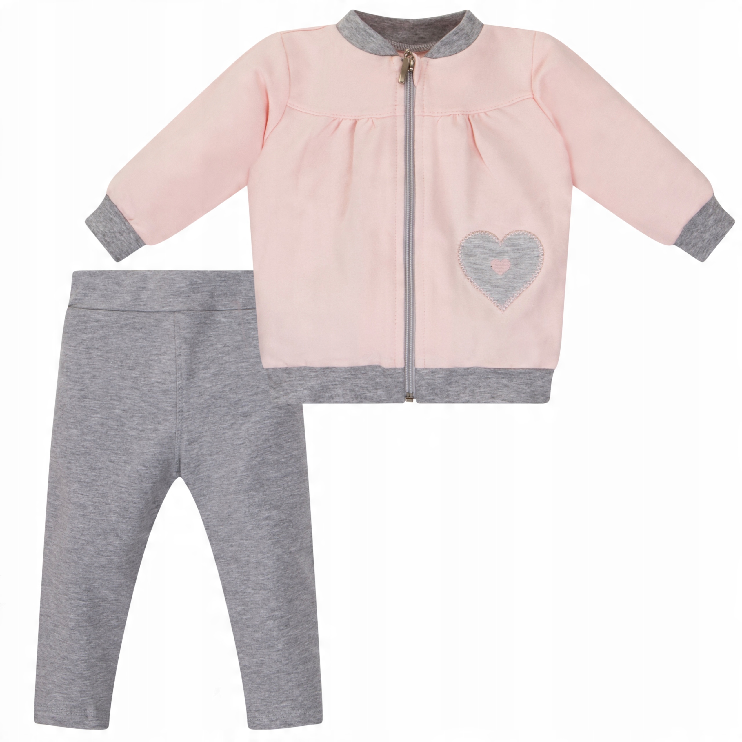 

Dres Dziewczęcy serduszko 80 komplet bluza spodnie