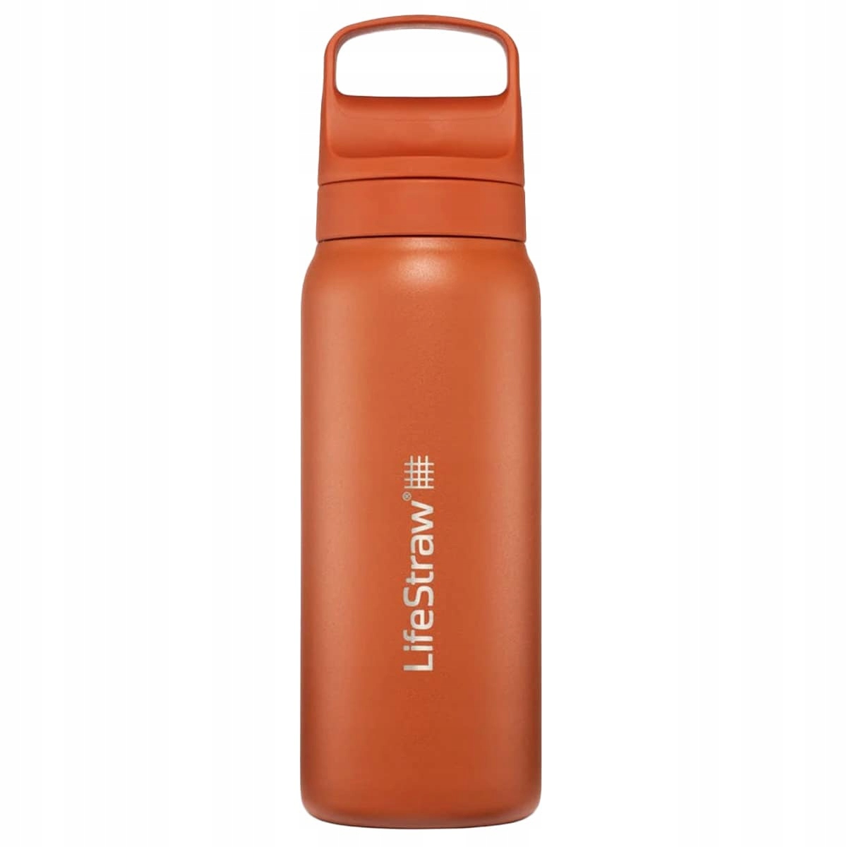 Ocelová filtrační láhev na vodu LifeStraw Go 2.0 700 ml oranžová