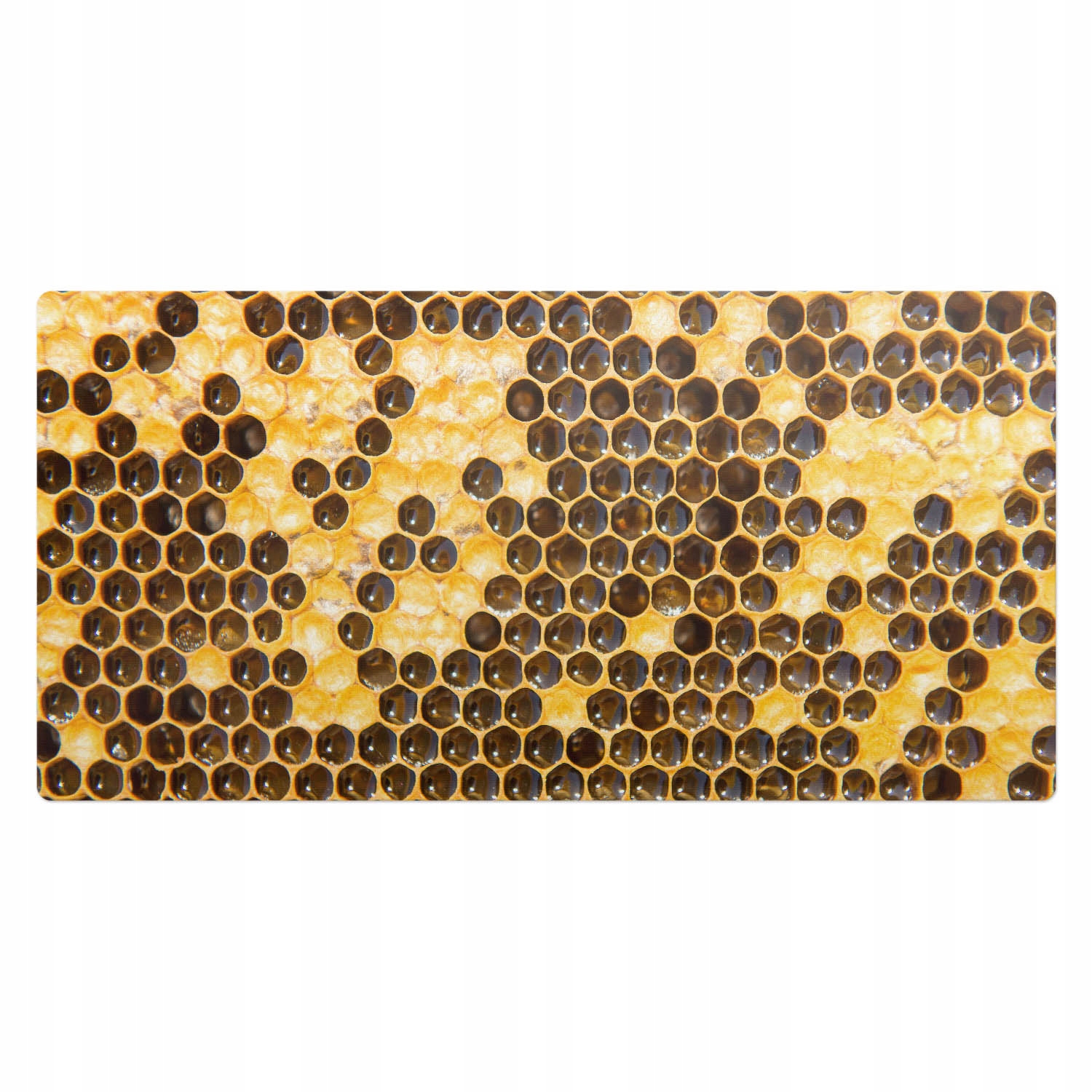 Moderní ochranná podložka na pracovní desku s včelím voštinovým vzorem 100 x 50 cm