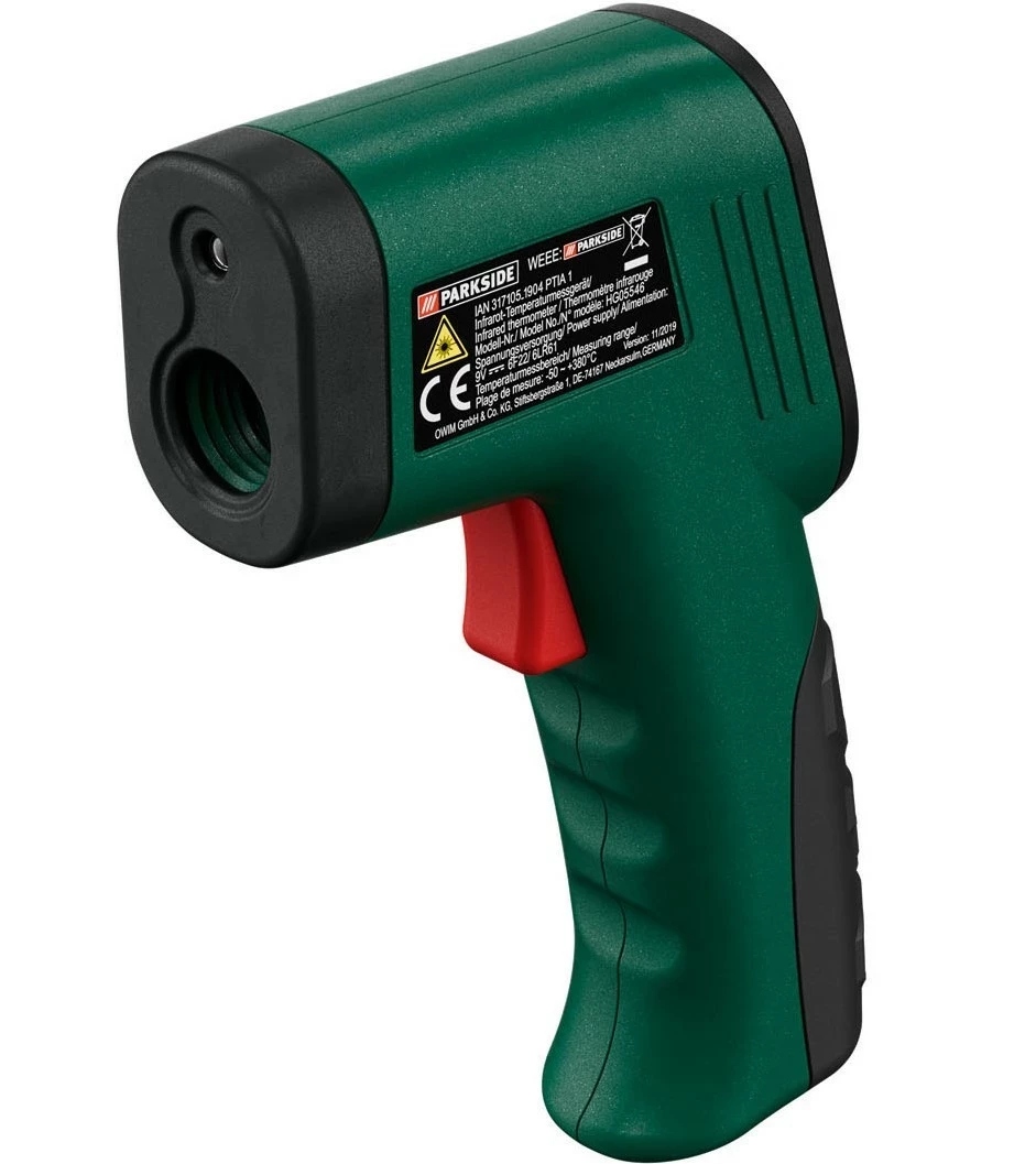 Termometr NA podczerwień pirometr parkside PTIA1 Marka Parkside