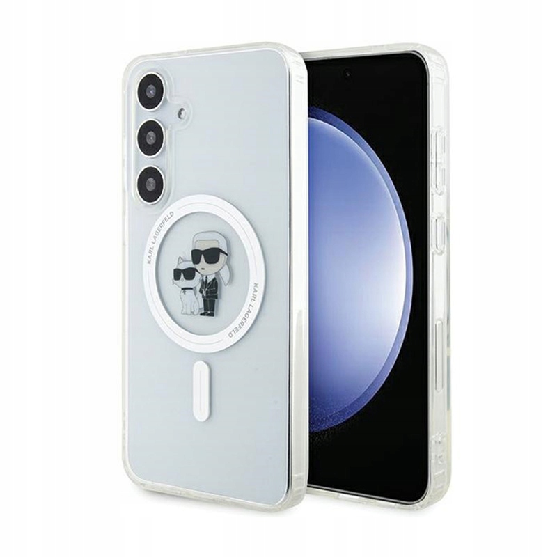 Karl Lagerfeld IML Karl & Choupette MagSafe – Pouzdro pro Samsung Galaxy S24 (přepínač