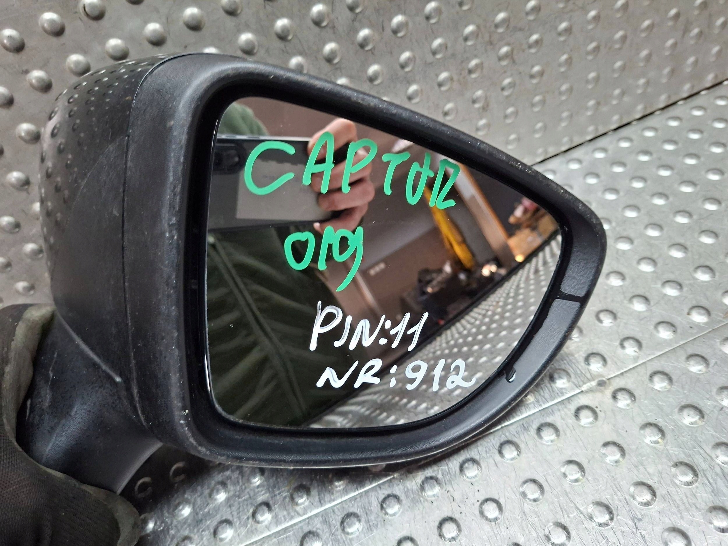 >SPECCHIETTO RETROVISORE Esterne Destro 11 PIN RENAULT CAPTUR e LIFT 2017