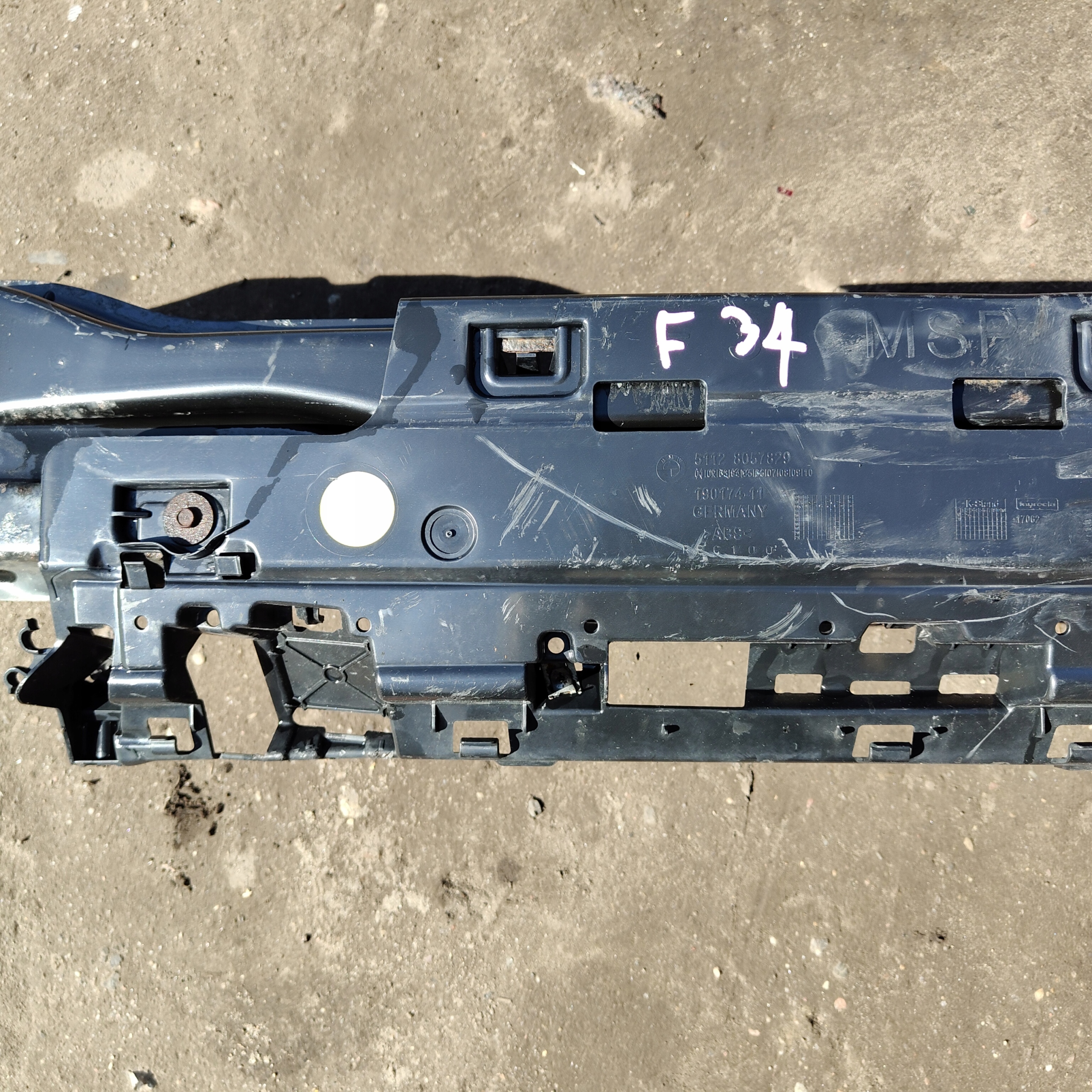 sider below bumper rear part BMW 3 F34 GT