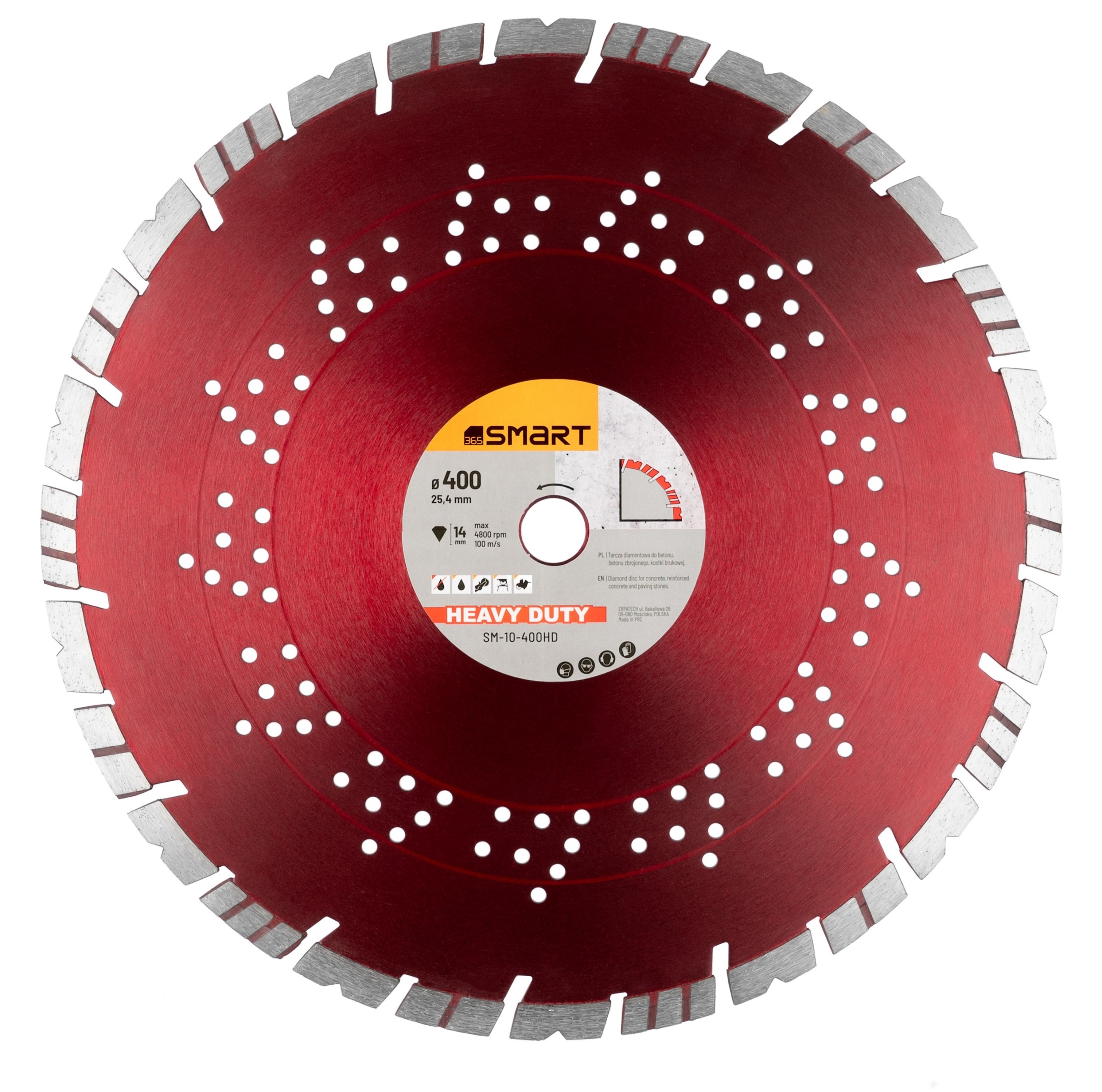 

Tarcza Diamentowa 400/25,4 MM Beton Kostka Kamień