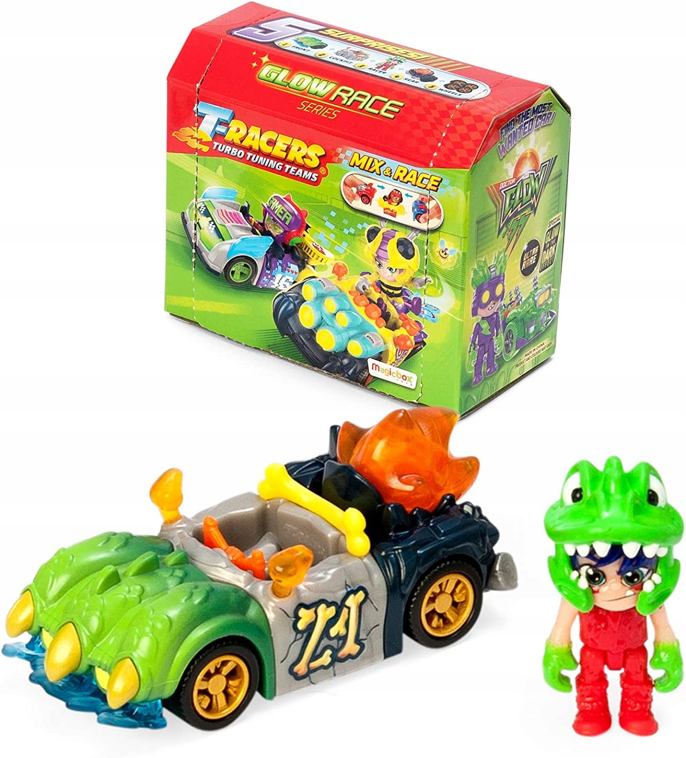 

T-racers Glow Race Seria 4 Autko Figurka Pojazd