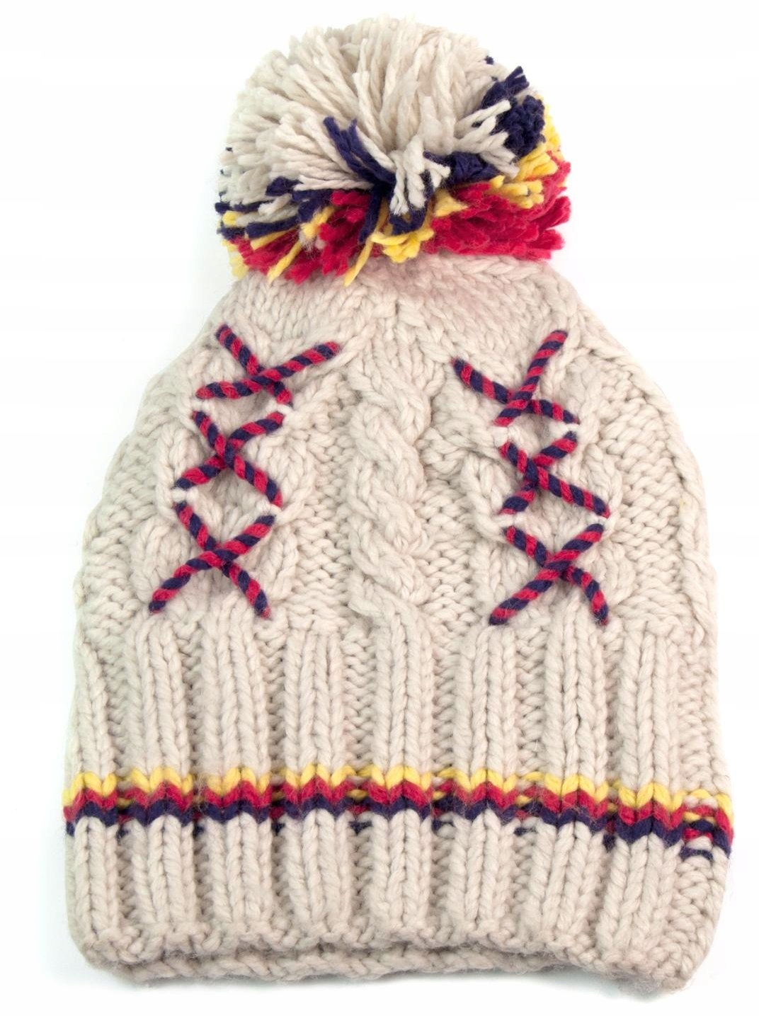 

Szaleo intrygująca Czapka z pomponem cz2605-2