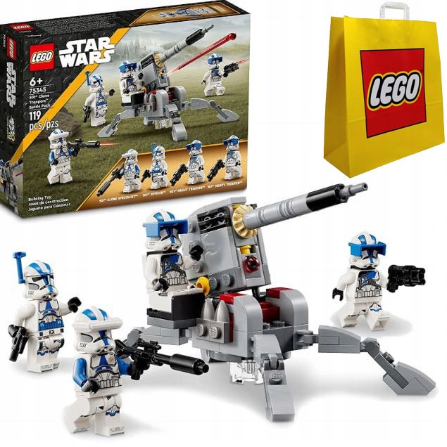 Lego Star Wars 75345 Bojový balíček klonových vojáků z 501. legie taška