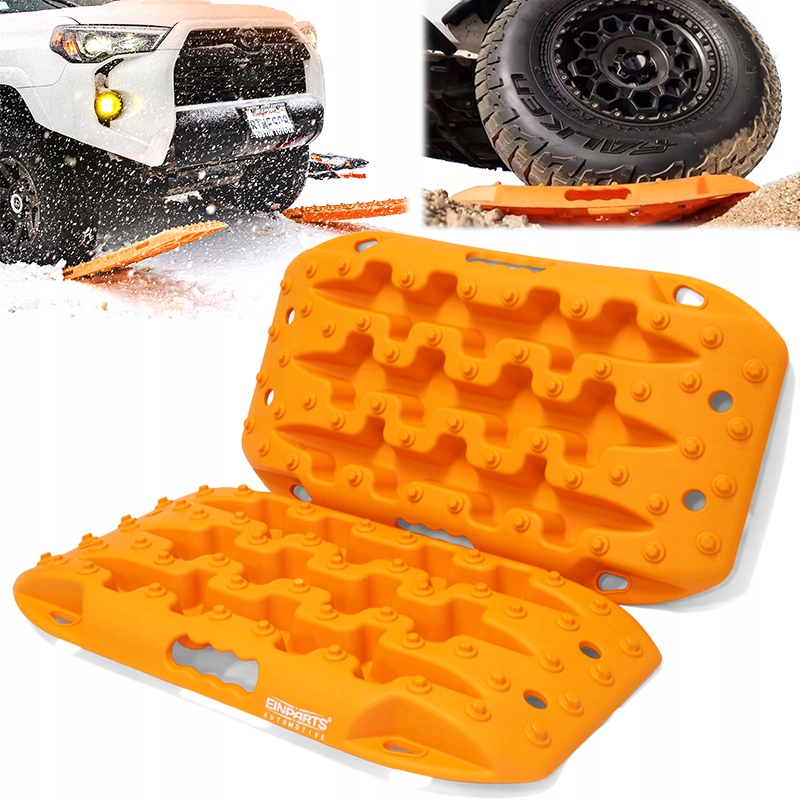 2x TRAPY PIASKOWE BŁOTNE ŚNIEGOWE PODKŁADY ANTYPOŚLIZGOWE OFFROAD 10T 57 cm