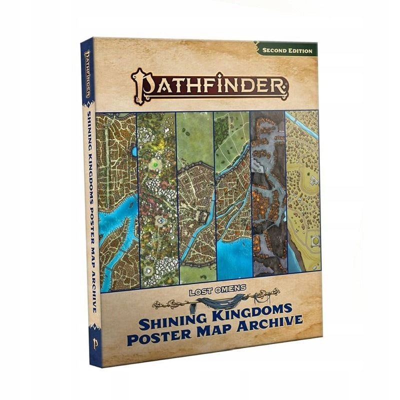 Pathfinder 2.0 Rpg: Lost Omens Shining Kingdoms Poster Map Archive [eng]