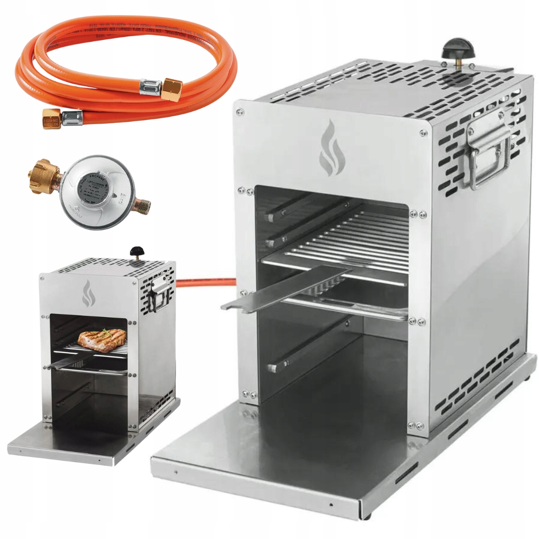 Vysokoteplotný plynový Gril na steaky Walter 800°C