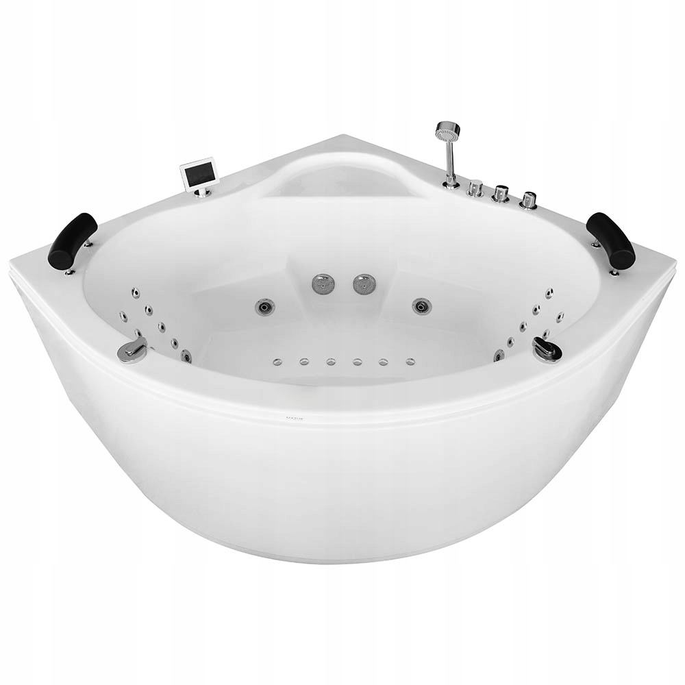 Wanna z hydromasażem łazienkowa Spa akrylowa dwuosobowa 150x150x70cm