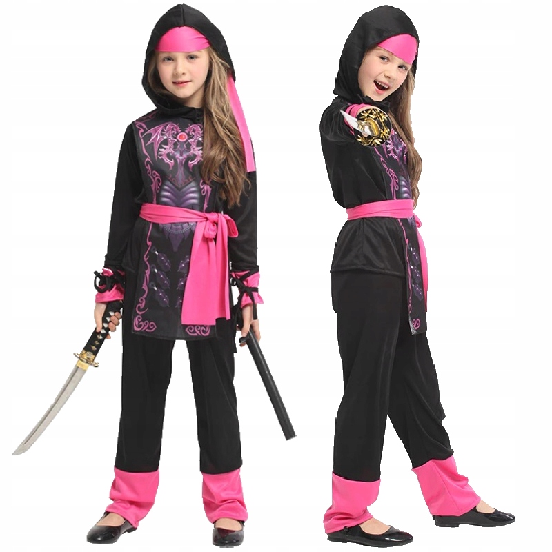 

Strój Przebranie Ninja Samuraj Wojowniczka 116/122