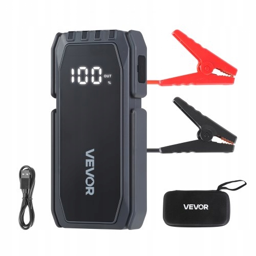 Vevor Power Bank Štartovacie Zariadenie 1500A Baterka Led Rýchle Nabíjanie
