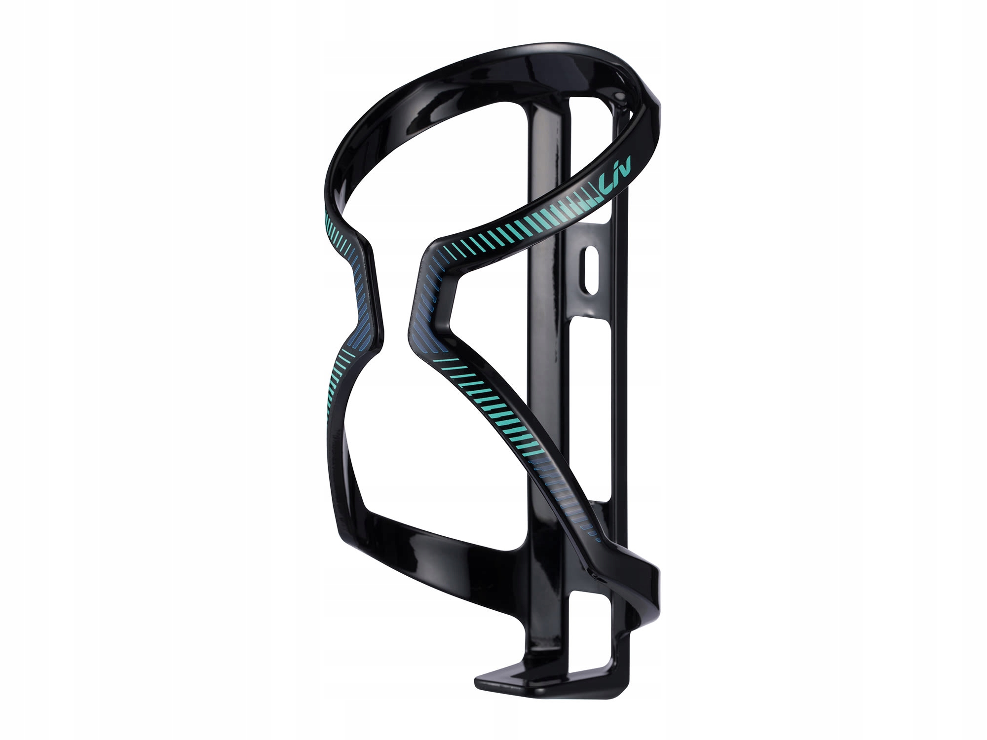 Koszyk bidonu Giant Liv Airway Sport (czarno-niebiesko-zielony)