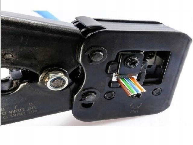 Zaciskarka wtyków RJ45 RJ12, RJ11 NT-0204