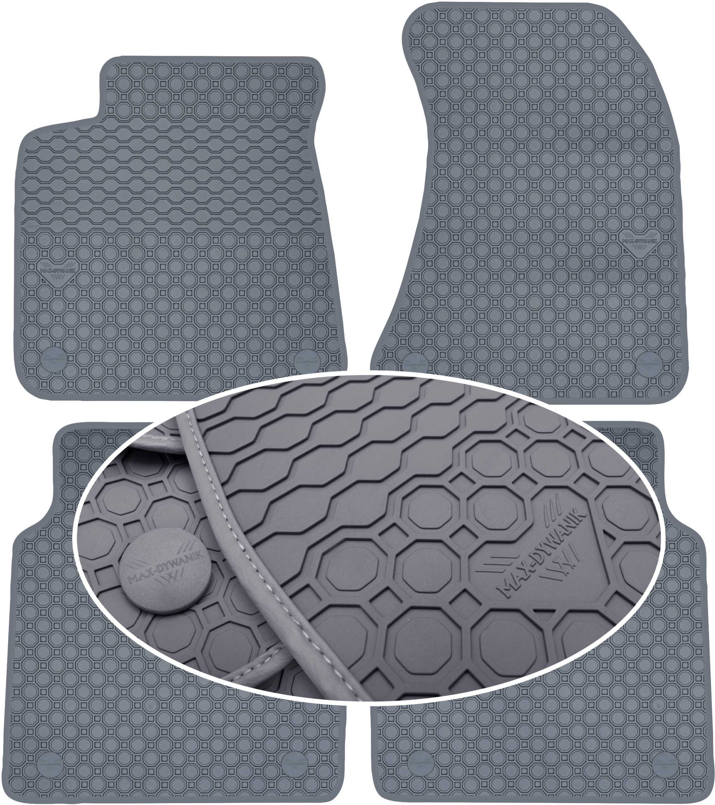 Audi A8 D4 Long 2010-2017 Koberce Šedé