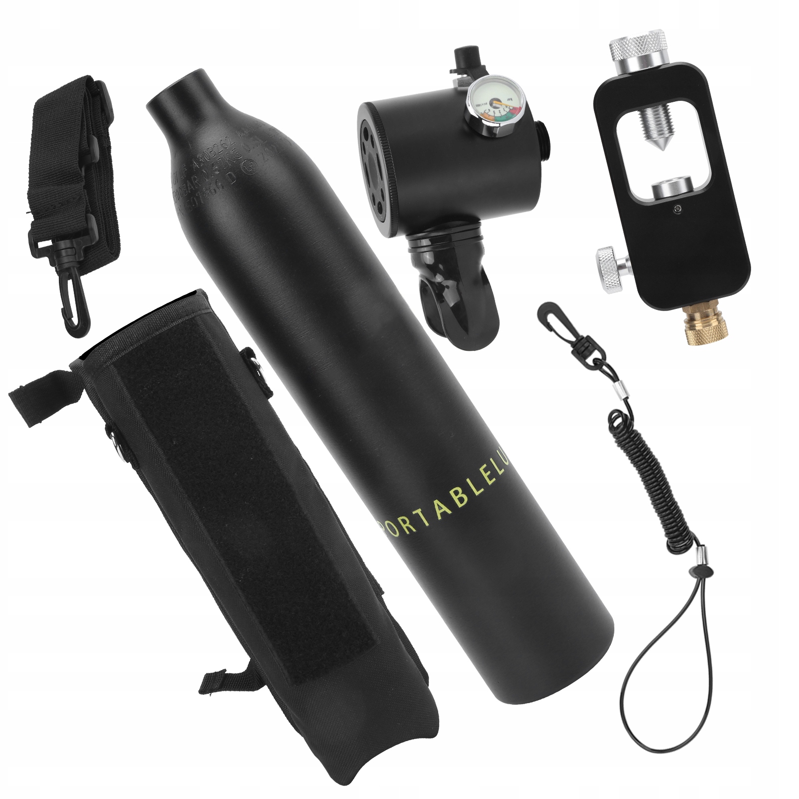 Přenosná 0.5 L Dideep Kyslíková Láhev, Sada Pro Profesionální Potápění