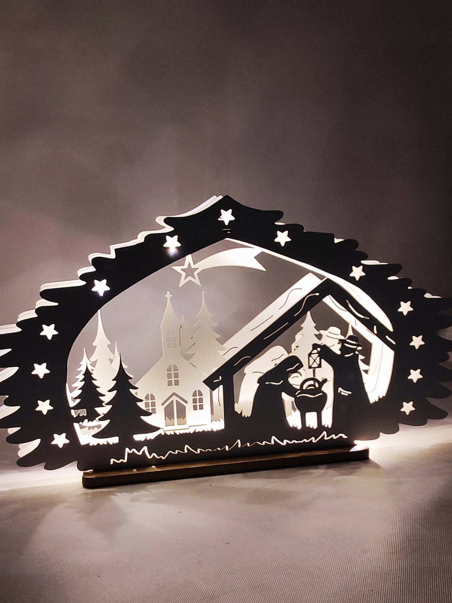 

Szopka Boże Narodzenie stajenka Led