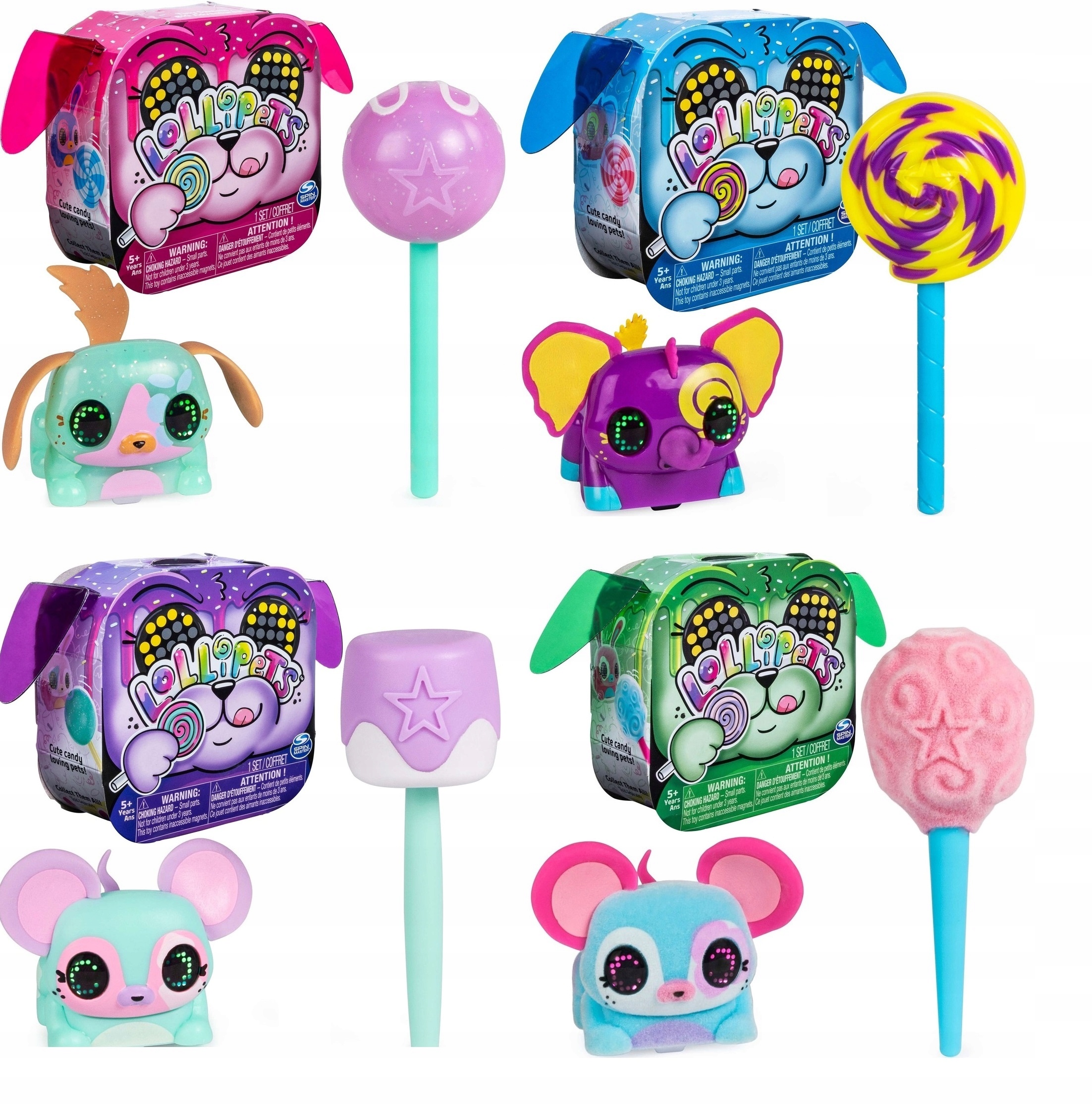 

Zoomer Lollipets Zwierzątka Surprise Figurki 4-PAK