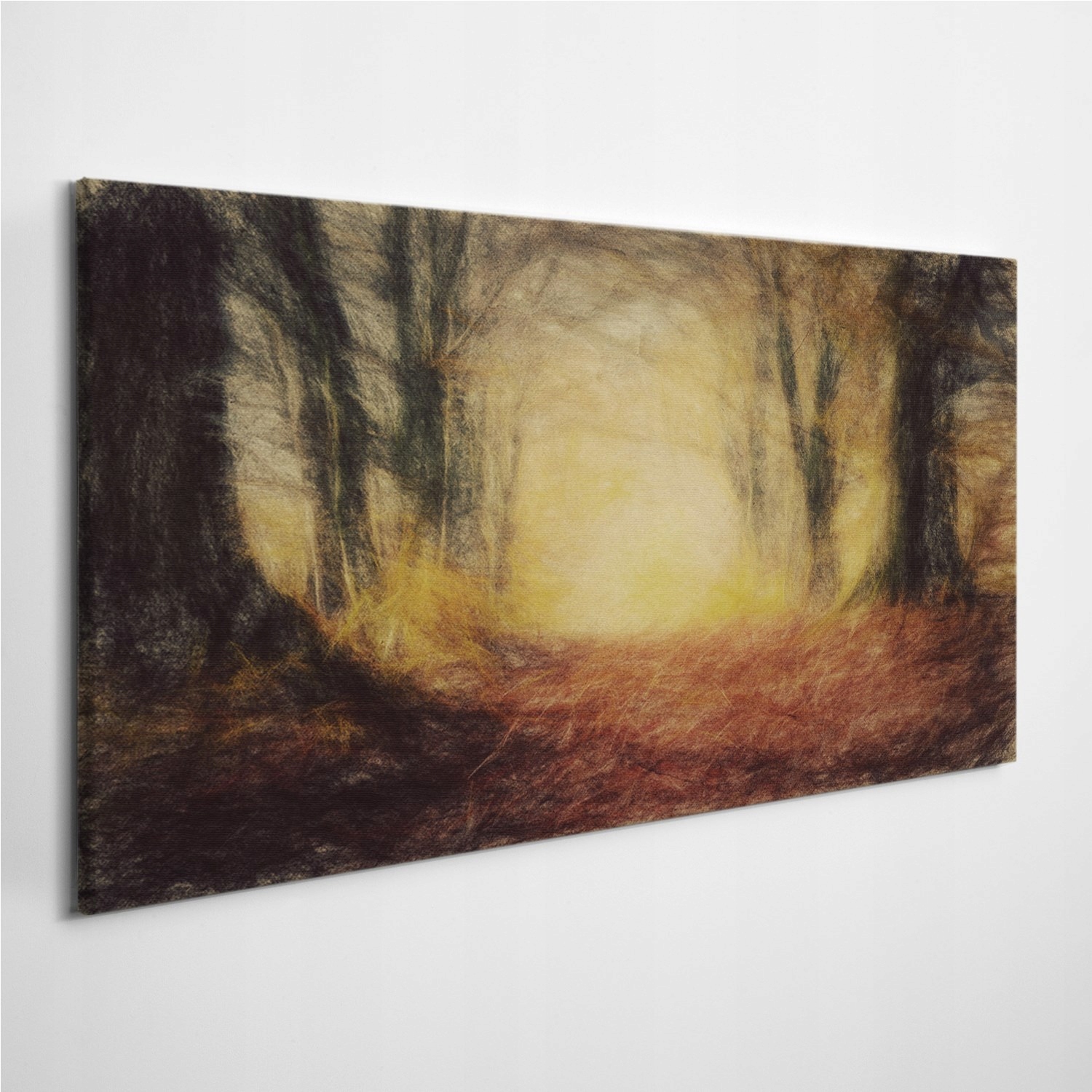 

Zdjęcie na foto-obrazie Jesień Las Droga 120x60 cm